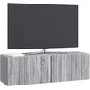 TV staliukas Sieninė TV spintelė 98 x 31 x 30 cm Pilka Sonoma