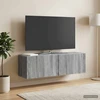 TV staliukas Sieninė TV spintelė 98 x 31 x 30 cm Pilka sonoma ąžuolo