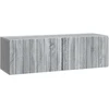 TV staliukas Sieninė TV spintelė 98 x 31 x 30 cm Pilka Sonoma