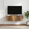TV staliukas Sieninė TV spintelė 98 x 31 x 30 cm Sendintos medienos