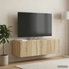 TV staliukas Sieninė TV spintelė 98 x 31 x 30 cm Sonoma ąžuolas