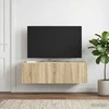 TV staliukas Sieninė TV spintelė 98 x 31 x 30 cm Sonoma ąžuolas