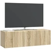 TV staliukas Sieninė TV spintelė 98 x 31 x 30 cm Sonoma ąžuolas