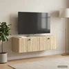 TV staliukas Sieninė TV spintelė 98 x 31 x 30 cm Sonoma ąžuolas