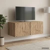 TV staliukas Sieninė TV spintelė 98 x 41 x 30 cm Artisano ąžuolo