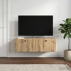 TV staliukas Sieninė TV spintelė 98 x 41 x 30 cm Artisano ąžuolo