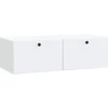 TV staliukas Sieninė TV spintelė 98 x 41 x 30 cm Balta Apdirbta mediena