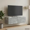 TV staliukas Sieninė TV spintelė 98 x 41 x 30 cm Betono pilka