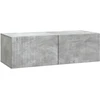 TV staliukas Sieninė TV spintelė 98 x 41 x 30 cm Betono pilka