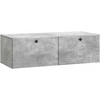 TV staliukas Sieninė TV spintelė 98 x 41 x 30 cm Betono pilka