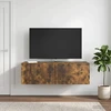 TV staliukas Sieninė TV spintelė 98 x 41 x 30 cm Dūminio ąžuolo