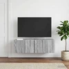TV staliukas Sieninė TV spintelė 98 x 41 x 30 cm Pilka Sonoma