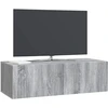 TV staliukas Sieninė TV spintelė 98 x 41 x 30 cm Pilka sonoma ąžuolo