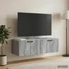 TV staliukas Sieninė TV spintelė 98 x 41 x 30 cm Pilka sonoma ąžuolo