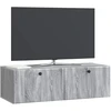 TV staliukas Sieninė TV spintelė 98 x 41 x 30 cm Pilka Sonoma