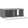 TV staliukas Sieninė TV spintelė 98 x 41 x 30 cm Pilka Sonoma
