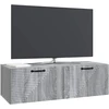 TV staliukas Sieninė TV spintelė 98 x 41 x 30 cm Pilka sonoma ąžuolo