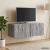 TV staliukas Sieninė TV spintelė 98 x 41 x 30 cm Pilka Sonoma