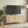 TV staliukas Sieninė TV spintelė 98 x 41 x 30 cm Sonoma ąžuolas