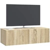 TV staliukas Sieninė TV spintelė 98 x 41 x 30 cm Sonoma ąžuolas