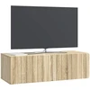TV staliukas Sieninė TV spintelė 98 x 41 x 30 cm Sonoma ąžuolas