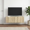 TV staliukas Sieninė TV spintelė 98 x 41 x 30 cm Sonoma ąžuolas