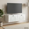 TV staliukas Sieninė TV spintelė 99 x 41 x 30 cm Balta