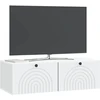 TV staliukas Sieninė TV spintelė 99 x 41 x 30 cm Balta