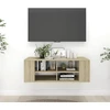 TV staliukas Sieninė TV spintelė, ąžuolo, 102x35x35cm, apdirbta mediena