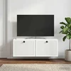TV staliukas Sieninė TV spintelė Balta 78,5 x 31 x 30 cm Apdirbta mediena