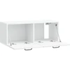 TV staliukas Sieninė TV spintelė Balta 78,5 x 31 x 30 cm Apdirbta mediena