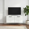 TV staliukas Sieninė TV spintelė Balta 78,5 x 31 x 30 cm Apdirbta mediena