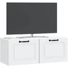 TV staliukas Sieninė TV spintelė Balta 78,5 x 31 x 30 cm Apdirbta mediena