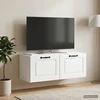 TV staliukas Sieninė TV spintelė Balta 78,5 x 31 x 30 cm Apdirbta mediena