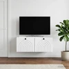TV staliukas Sieninė TV spintelė Balta 78,5 x 41 x 30 cm Apdirbta mediena