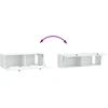 TV staliukas Sieninė TV spintelė Balta 98 x 31 x 30 cm Apdirbta mediena