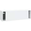 TV staliukas Sieninė TV spintelė Balta 98 x 31 x 30 cm Apdirbta mediena