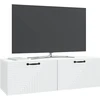 TV staliukas Sieninė TV spintelė Balta 98 x 31 x 30 cm Apdirbta mediena