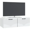 TV staliukas Sieninė TV spintelė Balta 98 x 41 x 30 cm Apdirbta mediena