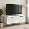 TV staliukas Sieninė TV spintelė Balta 98 x 41 x 30 cm Apdirbta mediena