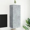 TV staliukas Sieninė TV spintelė, betono pilka, 40,5x30x102cm, mediena