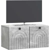 TV staliukas Sieninė TV spintelė Betono pilka 59,5 x 31 x 30 cm