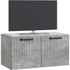TV staliukas Sieninė TV spintelė Betono pilka 59,5 x 31 x 30 cm