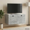 TV staliukas Sieninė TV spintelė Betono pilka 59,5 x 31 x 30 cm