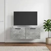 TV staliukas Sieninė TV spintelė Betono pilka 78,5 x 31 x 30 cm