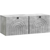 TV staliukas Sieninė TV spintelė Betono pilka 78,5 x 31 x 30 cm