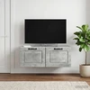 TV staliukas Sieninė TV spintelė Betono pilka 78,5 x 41 x 30 cm
