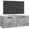 TV staliukas Sieninė TV spintelė Betono pilka 78,5 x 31 x 30 cm