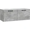 TV staliukas Sieninė TV spintelė Betono pilka 78,5 x 31 x 30 cm
