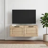 TV staliukas Sieninė TV spintelė Betono pilka 78,5 x 31 x 30 cm
